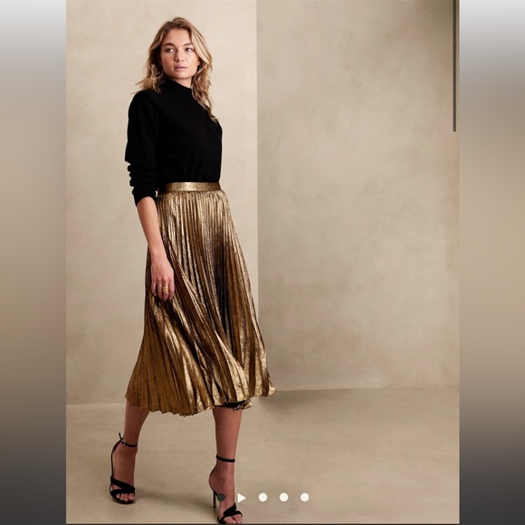 Banana Republic Skirts Nwot Banana Republic Raggiera Pleated Skirt Poshmark